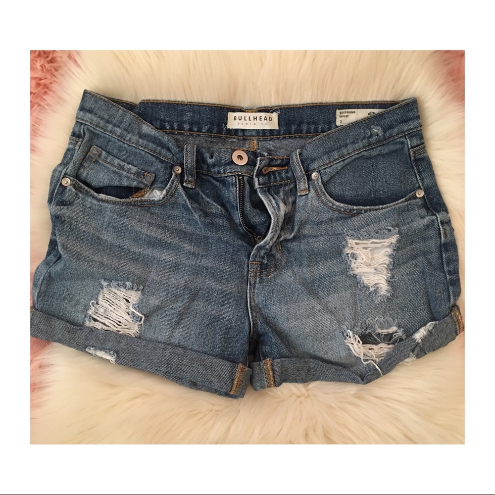 Boyfriend Denim Shorts